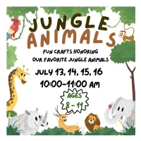 Summer Camp Theme: Jungle Animals Ages 8-11 – Image 1