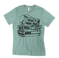 Throw Hooks Read Books - Mint – Image 1