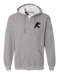 When In Doubt Zip Hoodie - Grey – Image 2