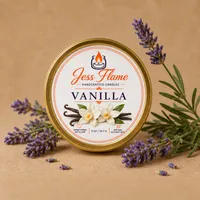 Vanilla Natural Coconut Wax Tin Candle – 2 oz – Image 1