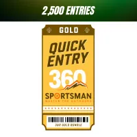2,500 Entries - Gold Package – Image 1