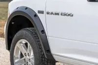 Rough Country Pocket Fender Flares | Both Bumpers | Flat Black (09-18 Ram 1500/19-23 1500 Classic) F-D10911B – Image 4