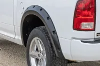 Rough Country Pocket Fender Flares | Both Bumpers | Flat Black (09-18 Ram 1500/19-23 1500 Classic) F-D10911B – Image 5