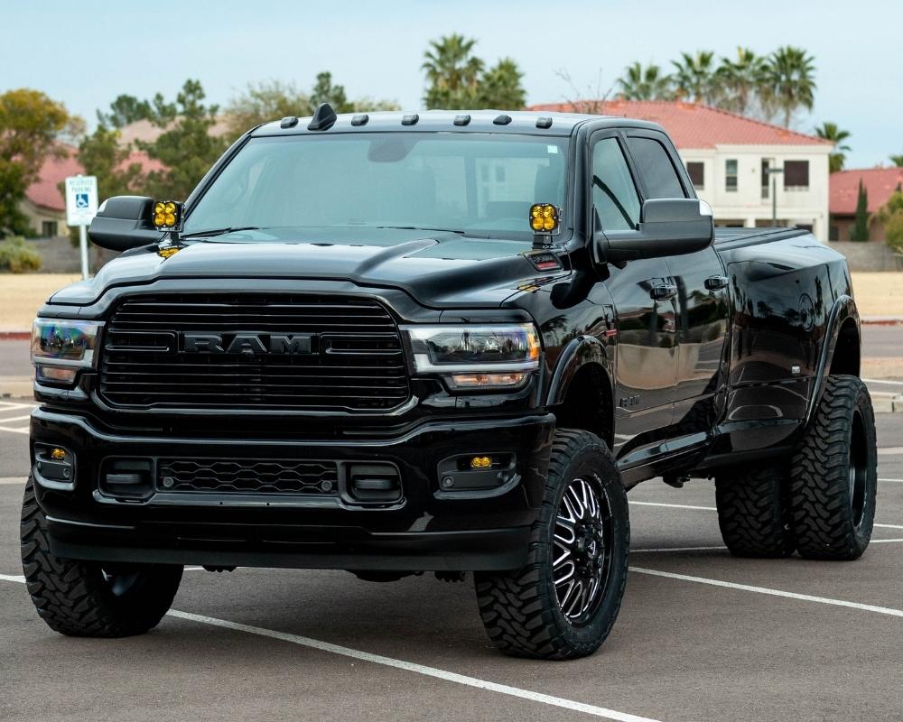 Custom RAM 3500 Laramie Night Edition - "Midnight Heavyweight" Dually – Image 1