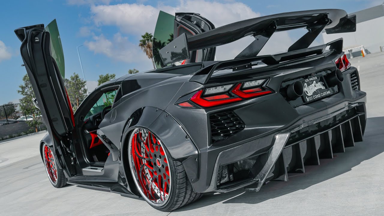 Custom Chevrolet Corvette C8 - "Satin Shadow" Exhibition Edition – Image 1