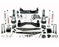 McGaughys Suspension 7"-9" Powder-Coated Black w/ Stainless Steel Premium Lift Kit – Image 1