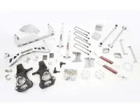 McGaughys Suspension 7"-9" Powder-Coated Silver Premium Lift Kit – Image 1