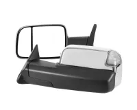 Spec-D Chrome Power Heated Towing Mirrors w/ Clear Lens LED Turn Signal – Image 1