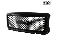 Spec-D Glossy Black ABS Denali Style Mesh Grille – Image 1