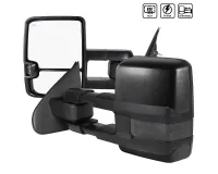 Spec-D Power Adjustable, Heated, & Manual Extendable Towing Mirrors w/ Smoked Lens LED Signal & Clearance Lights – Image 3