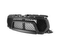 Spec-D Matte Black ABS Rebel Style Honeycomb Mesh Grille – Image 1