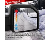 Spec-D Black Power Adjustable & Heated Side Mirror w/ LED Turn Signal Light - Passenger Side Only – Image 2