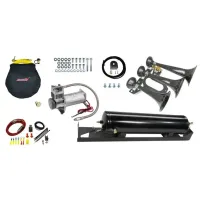 Kleinn Bolt-on System w/230 Triple Train Horn w/Spare Tire Location Horn Mount – Image 1