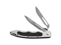 Havalon Piranta Original Folding Hunting Knife Black/Silver South Africa – Image 2