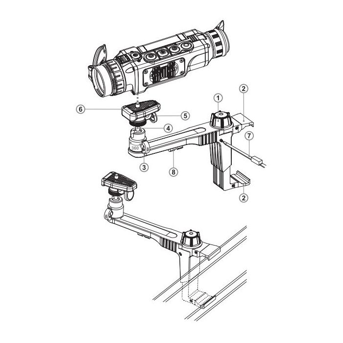 Pulsar Helion Window Frame Mount – Image 2