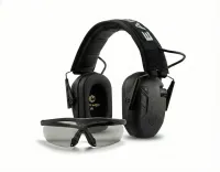 Earmor M300T Bluetooth Tactical Headset & G01 Shooting Goggle Combo – Image 1