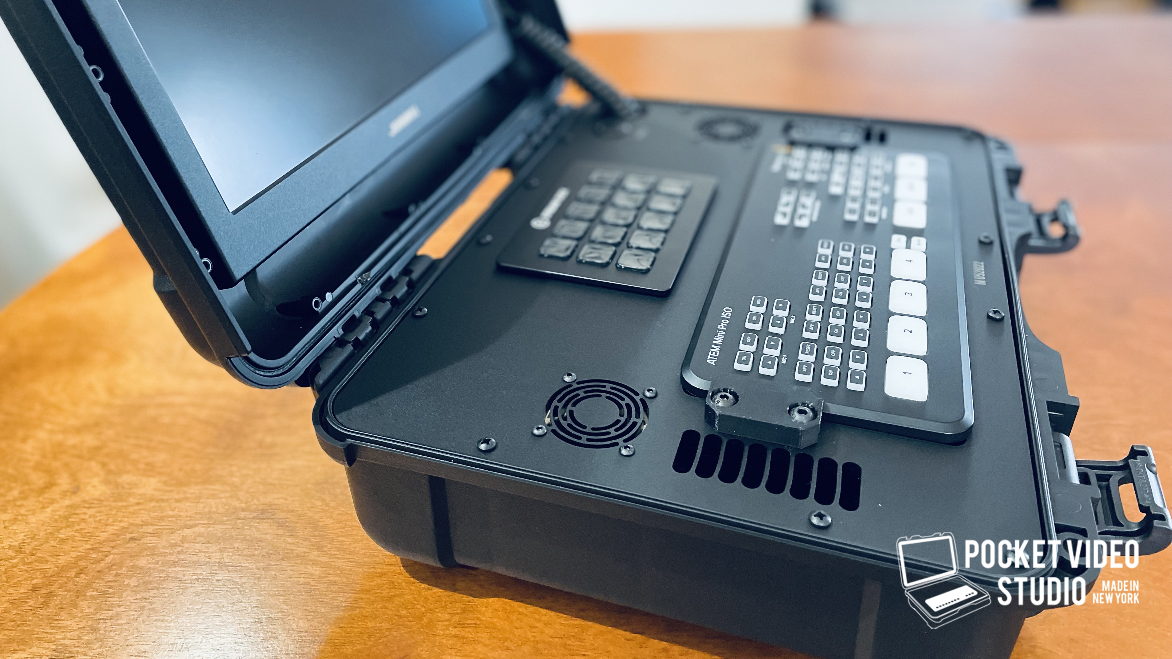 ATEM MINI CASE M052022 OUTSIDE PORTS - STREAM DECK module – Image 2