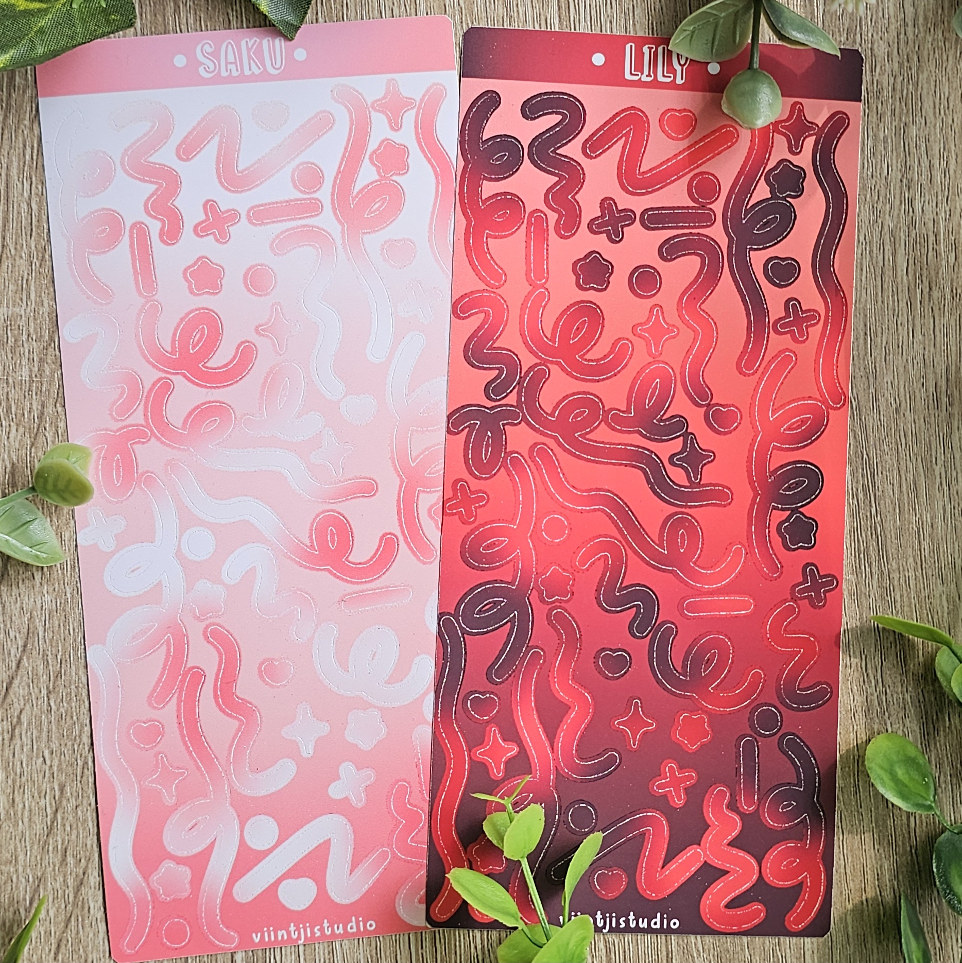 Saku & Lily Confetti Sticker Sheets – Image 1