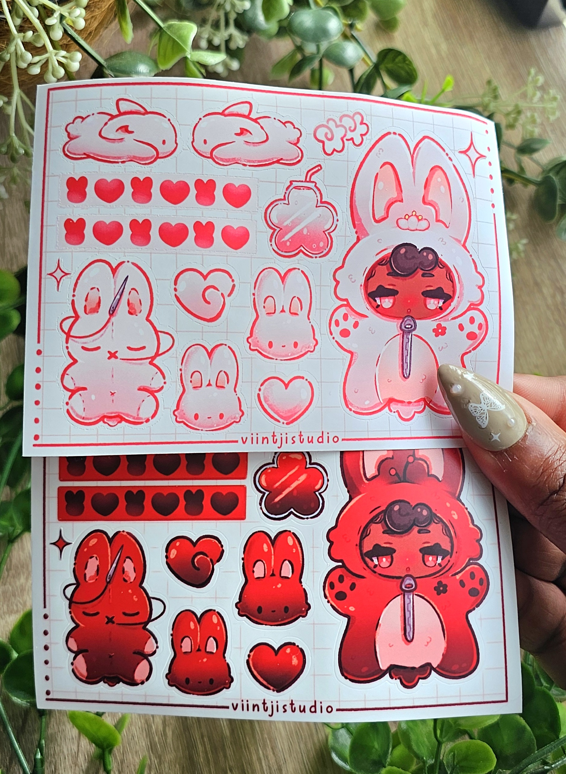 Saku & Lily Mini Sticker Sheet – Image 4