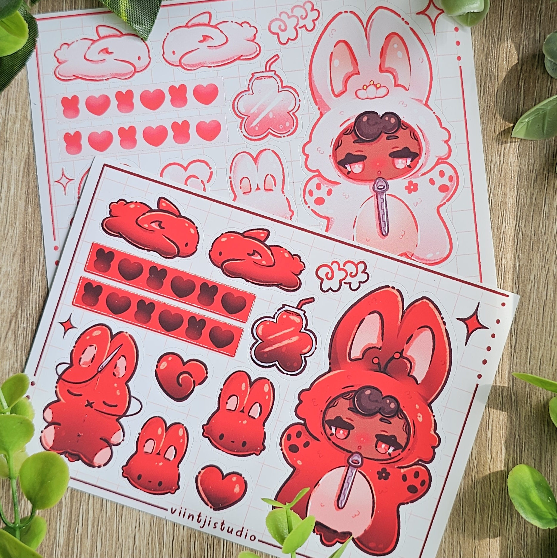 Saku & Lily Mini Sticker Sheet – Image 1