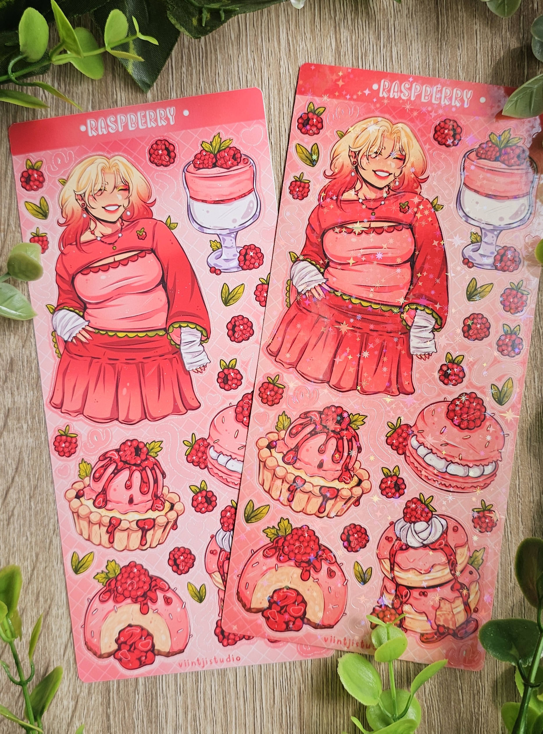Raspberry Treat Girls Sticker Sheet – Image 2