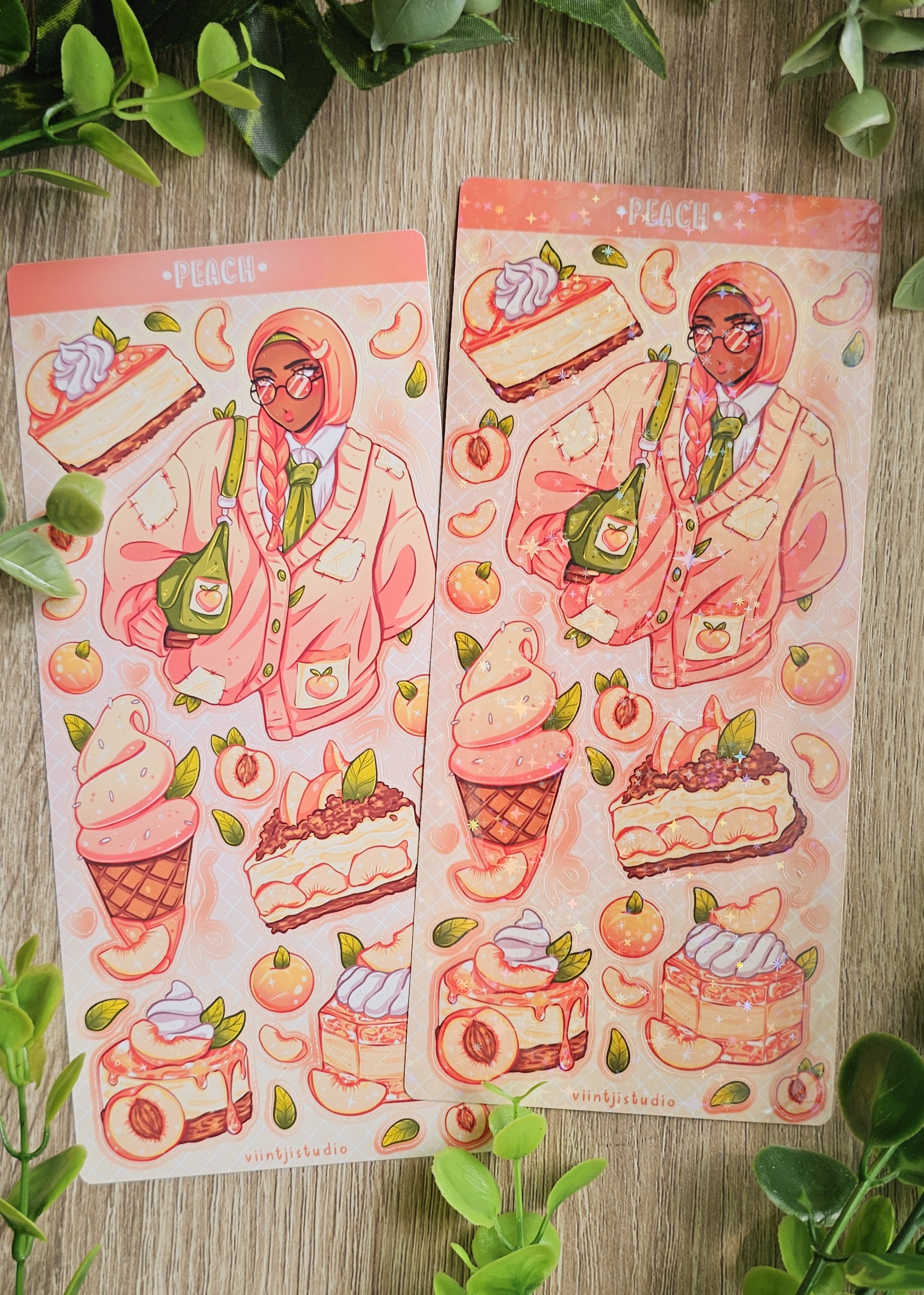 Peach Treat Girls Sticker Sheet – Image 2