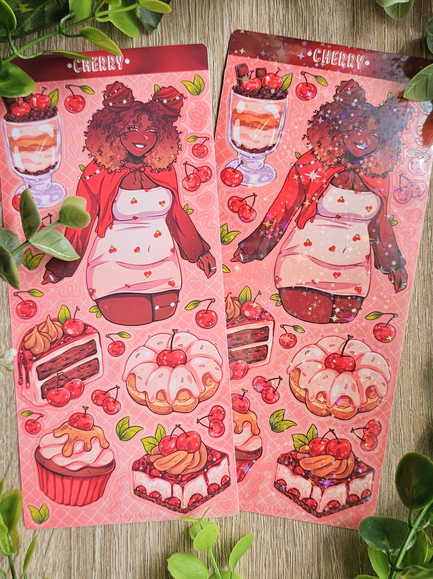 Cherry Treat Girls Sticker Sheet – Image 2