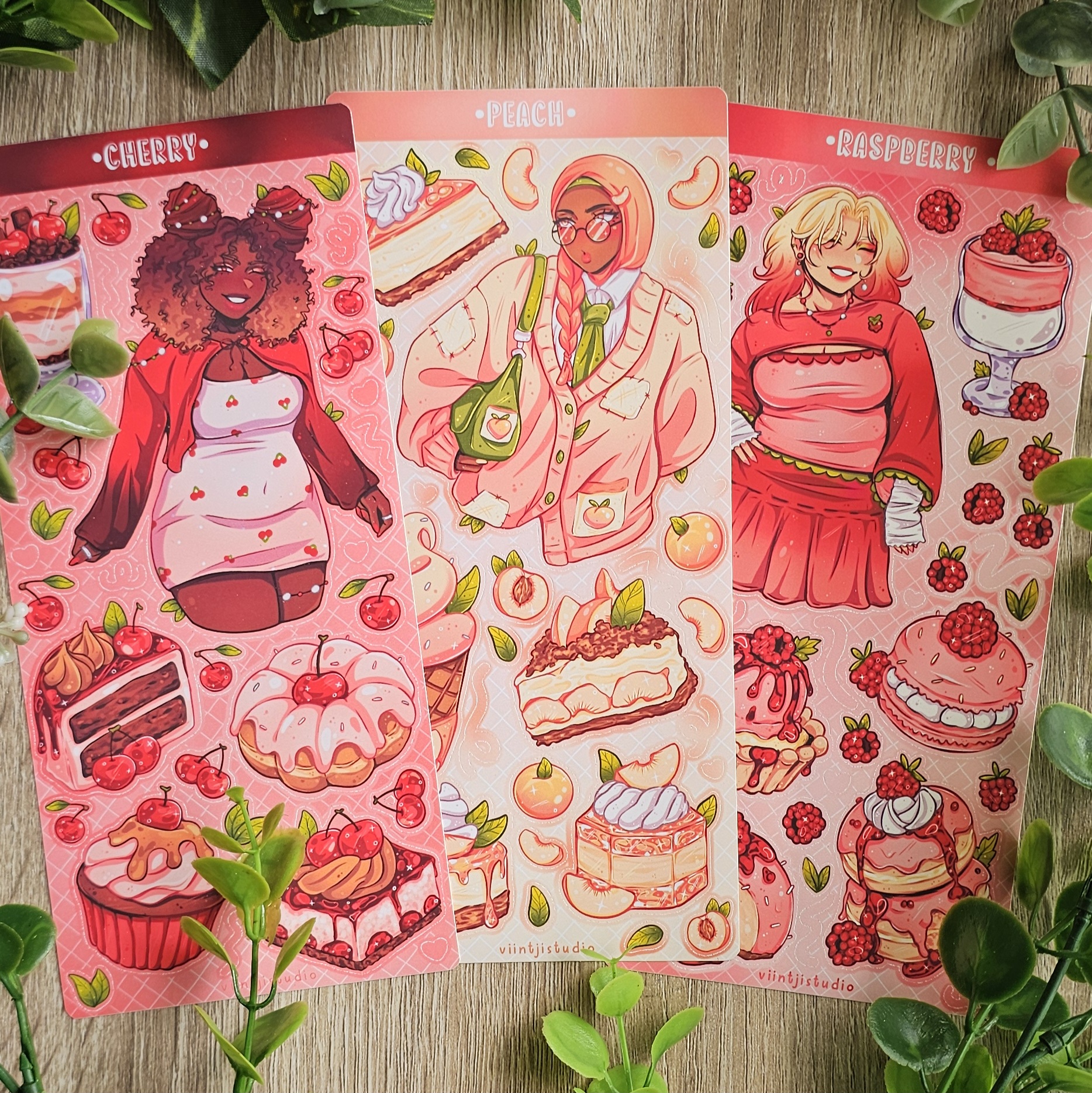 Cherry Treat Girls Sticker Sheet – Image 3