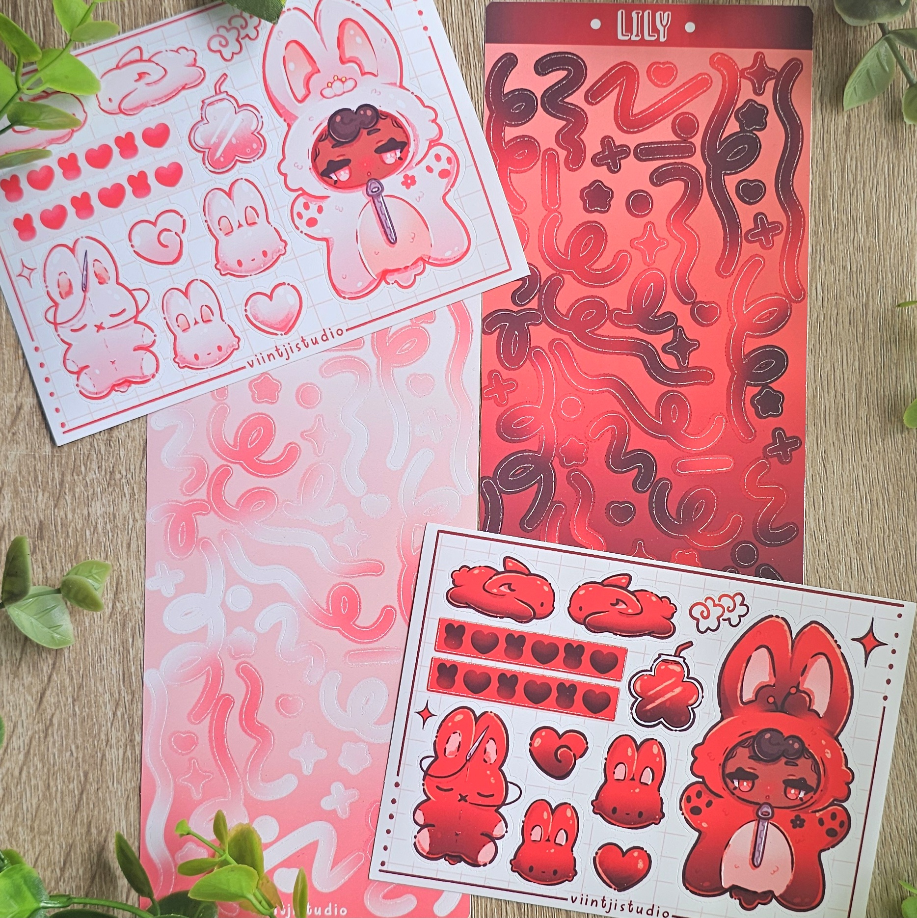 Saku & Lily Mini Sticker Sheet – Image 6