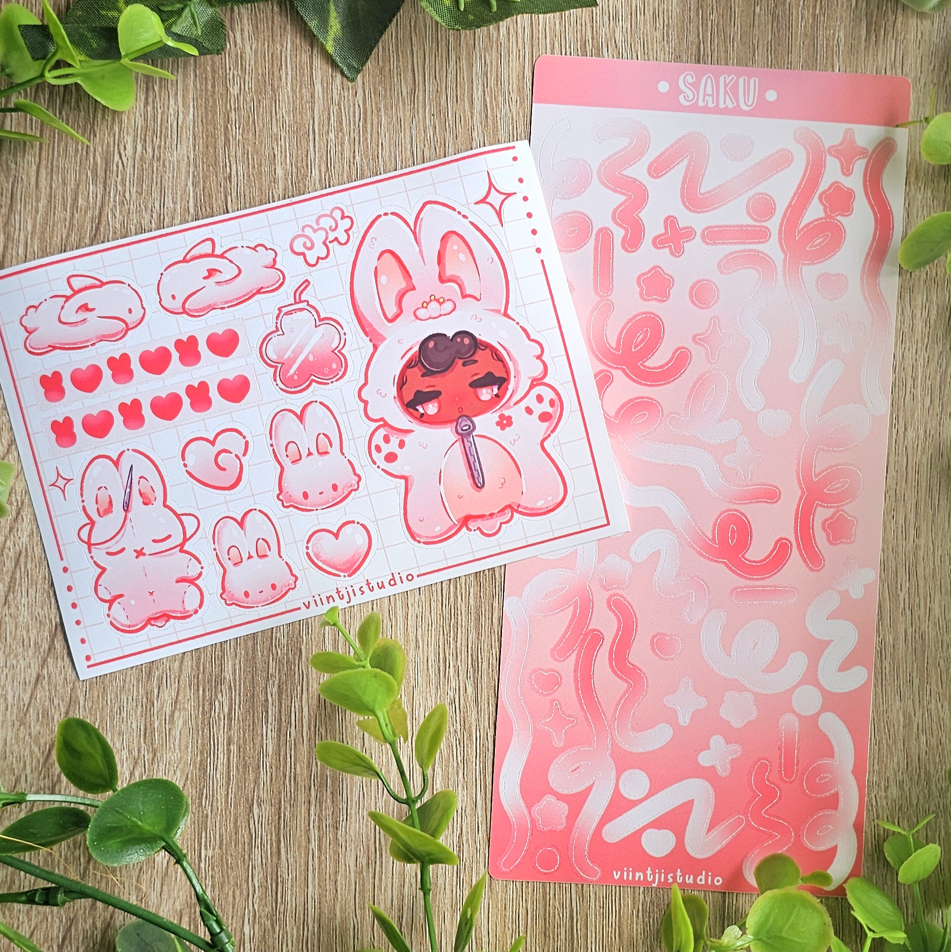 Saku & Lily Mini Sticker Sheet – Image 7
