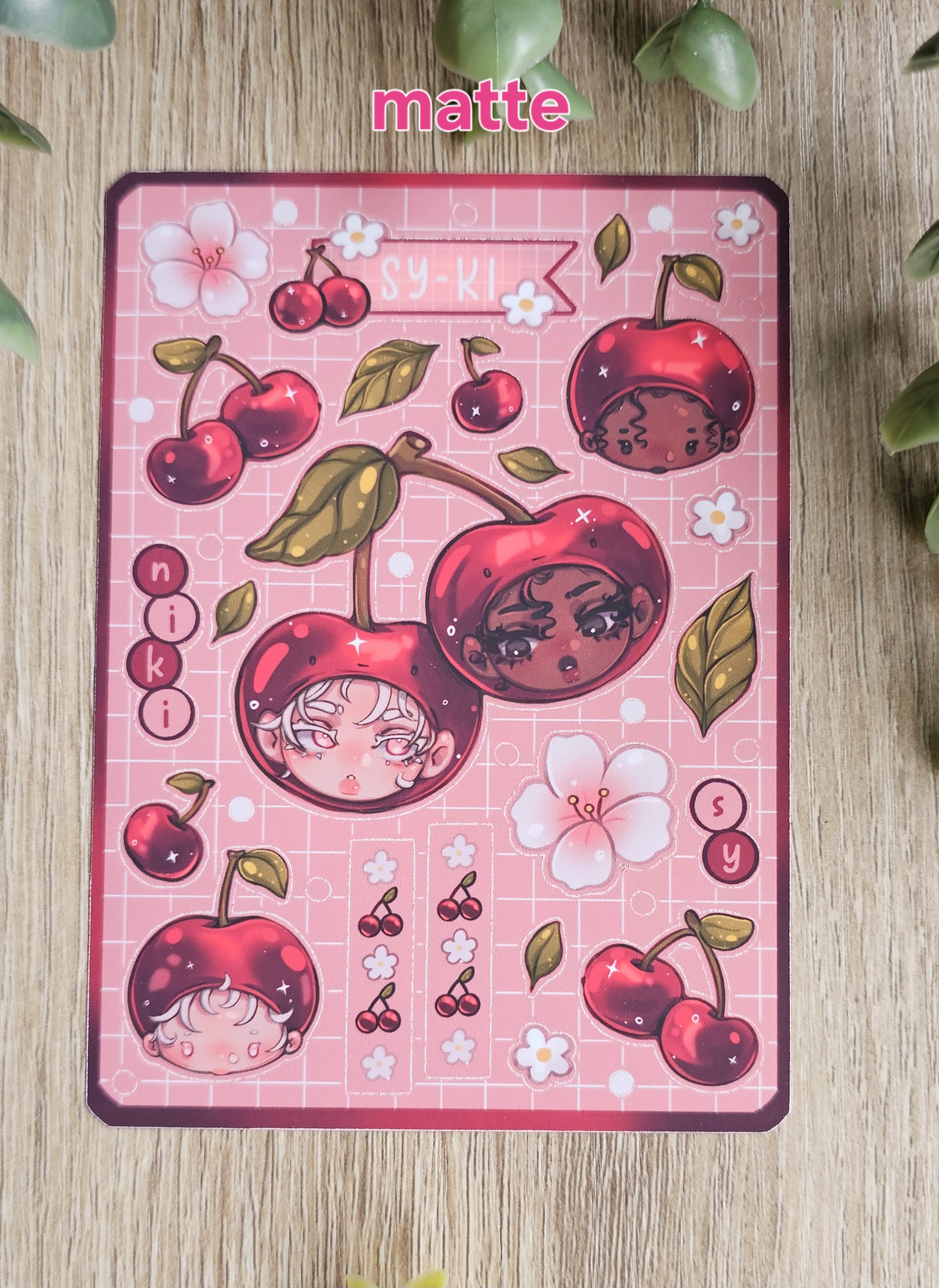 Synnyd Sy-Ki Cherry Sticker Sheet – Image 2