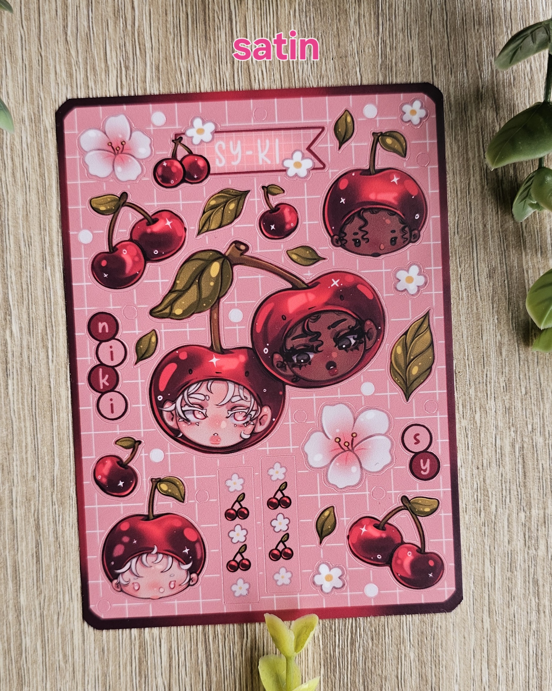 Synnyd Sy-Ki Cherry Sticker Sheet – Image 3