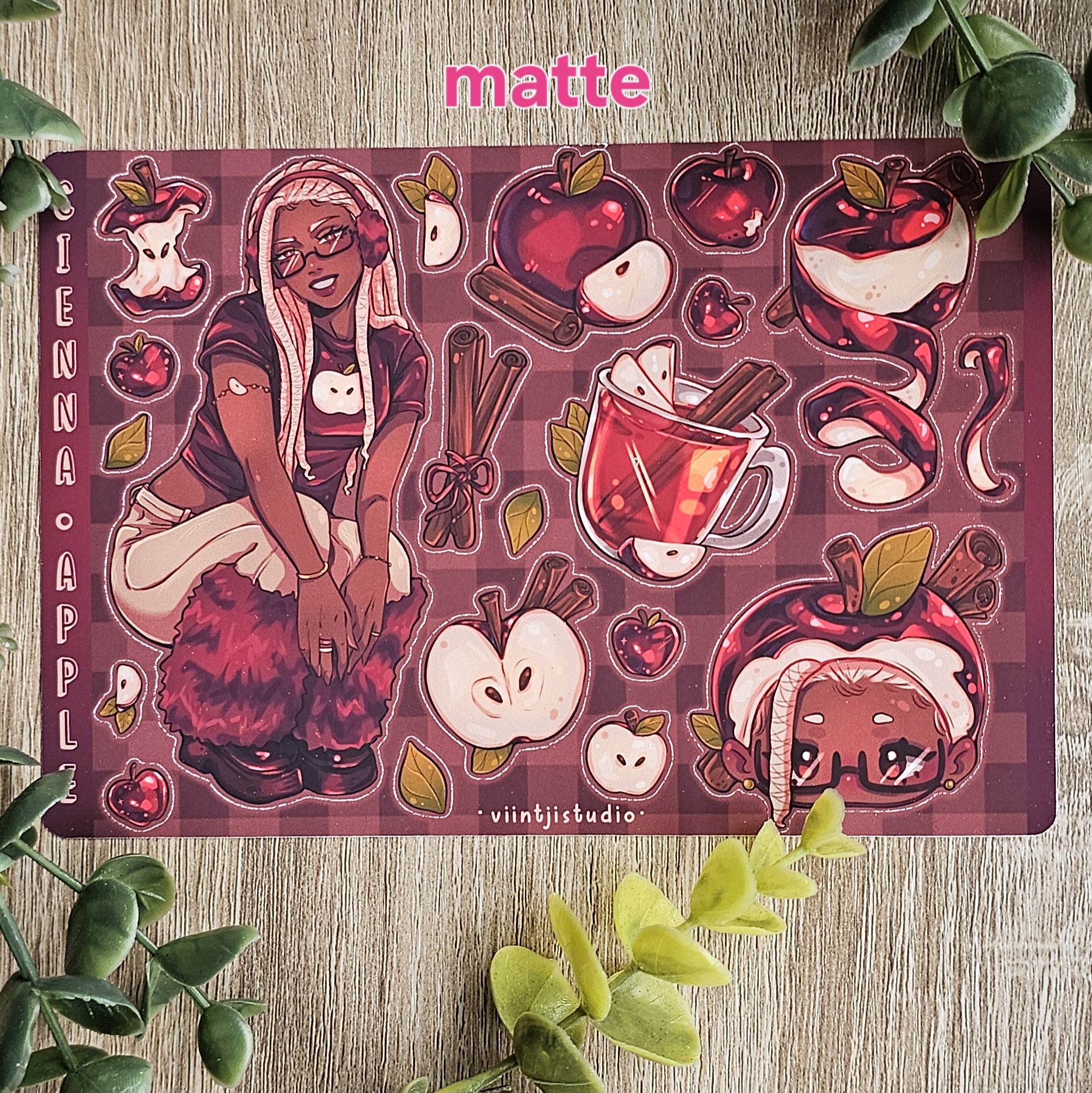 Cienna Apple Big Sticker Sheet – Image 2