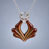 Red Lotus Necklace – Image 1