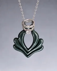 Black Lotus Necklace – Image 1