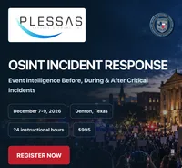 OSINT Incident Response Course - 7-9 December 2026 - Denton TX – Image 1