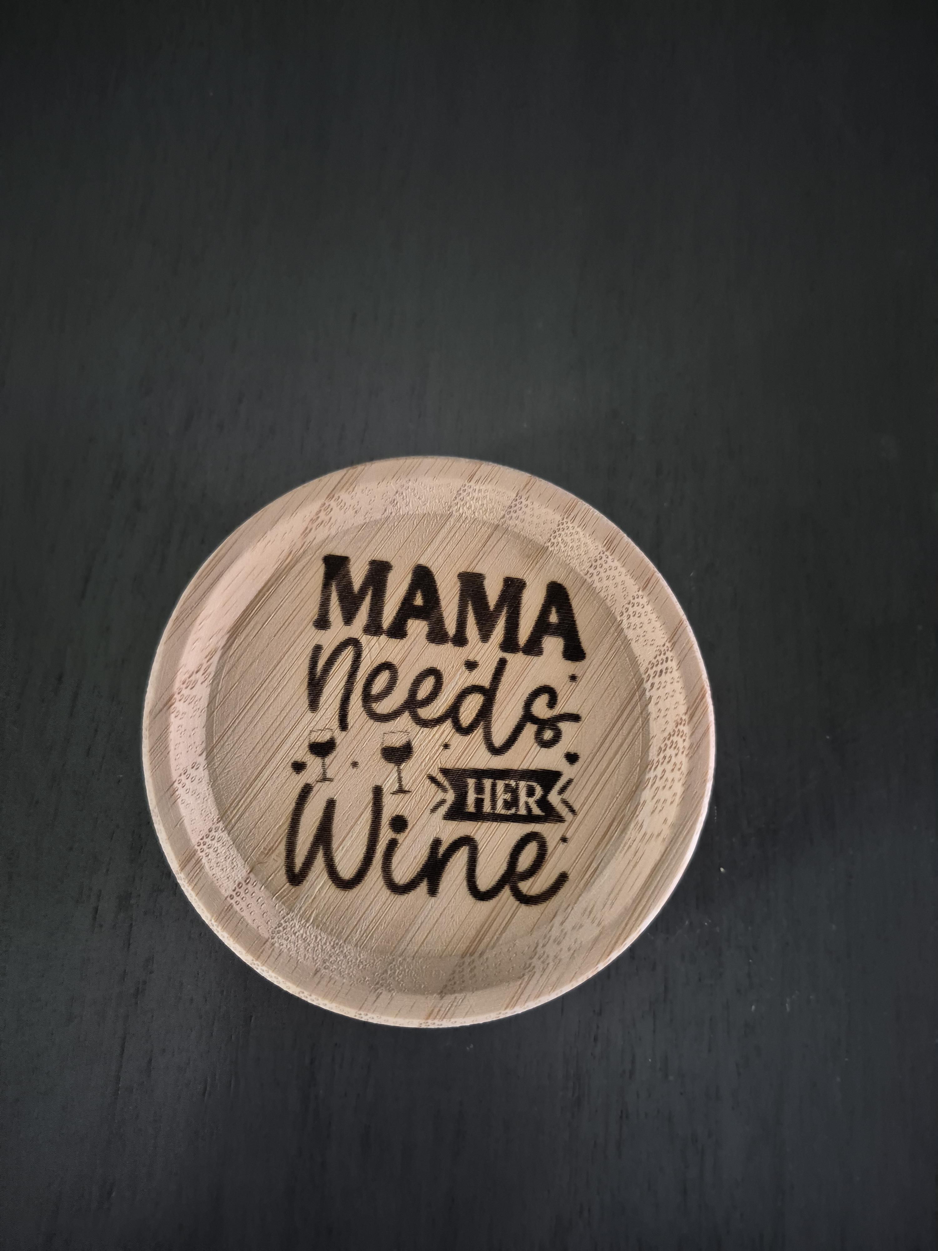 Custom Engraved Wood Glass Toppers – Image 5