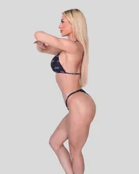 Competition/Posing Practice Bikini Bottoms (Navy/Blue) – Image 3