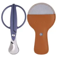 BLUE CIGARISM Hand-Polished Stainless Steel Blades Cigar Scissors – Image 4