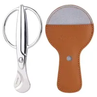 Silver CIGARISM Hand-Polished Stainless Steel Blades Cigar Scissors – Image 5
