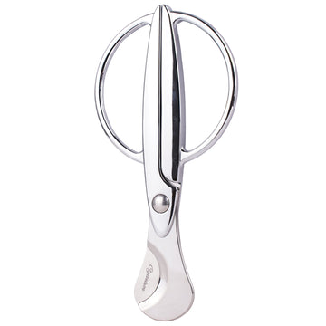 Silver CIGARISM Hand-Polished Stainless Steel Blades Cigar Scissors – Image 4