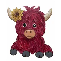 Baby Highland Cow Mini-Kit – Image 1