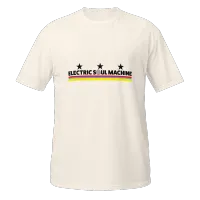 Electric Soul Machine Three Stars Tee - Natural – Image 1