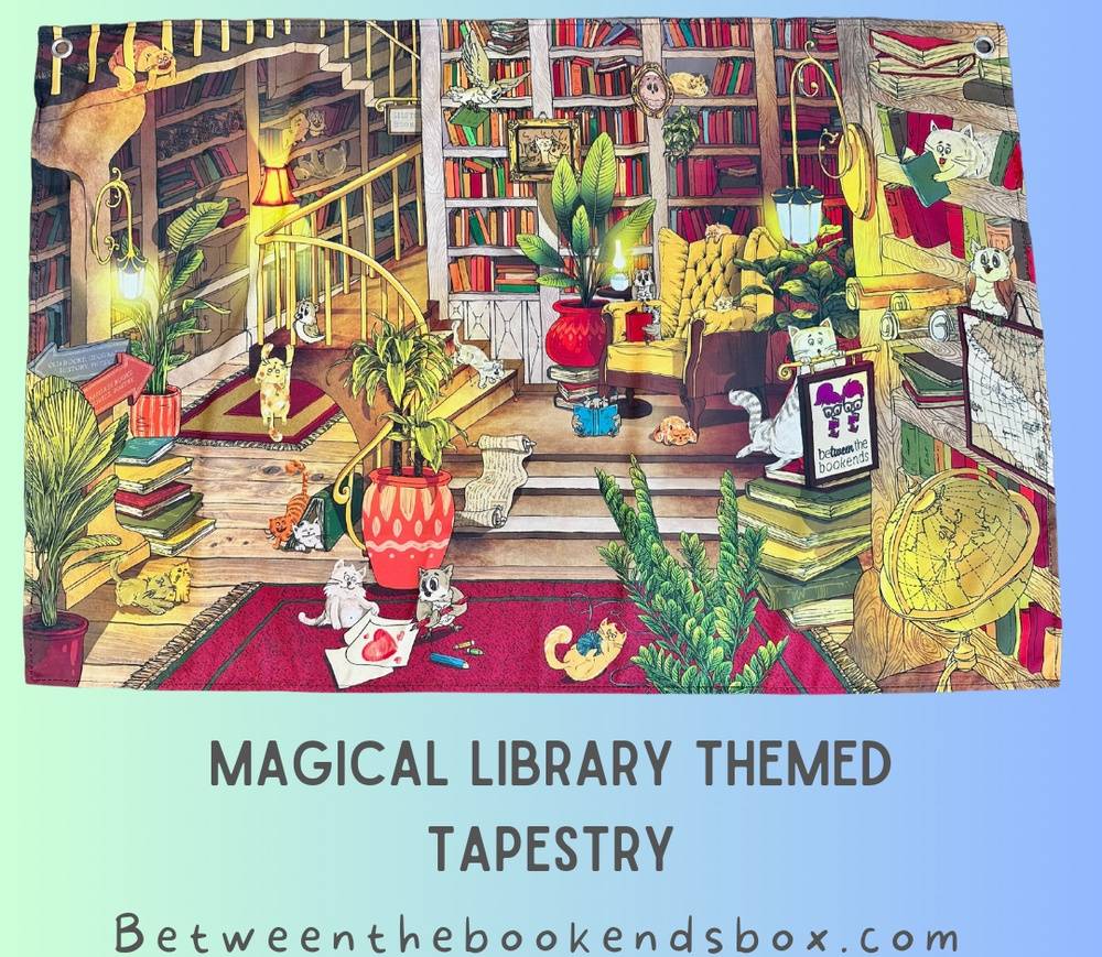 Magical Library Tapestry – Image 1