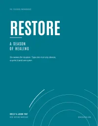 Restore — A Season of Healing – Image 1
