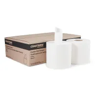 Coastwide Professional™ Centerpull Paper Towels, 2-Ply, White, 660 Sheets/Roll, 6 Rolls/Carton  – Image 1