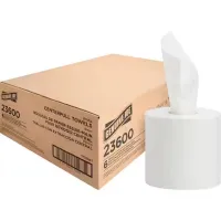 Centerpull Paper Towels, 6-Rolls Per Carton, 2-Ply (23600 Genuine Joe) – Image 1