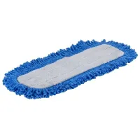 Carlisle 18" Blue Microfiber Dry Mop Pad (363311814)  – Image 1
