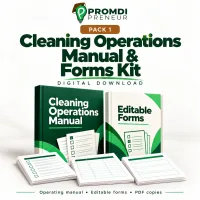 Cleaning Operations Manual & Forms Kit (Pack 1) – Image 1