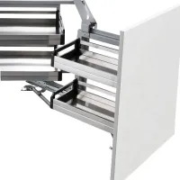 Esquinero Mágico Para Cocina De Acero Inoxidable Derecho – Imagen 1
